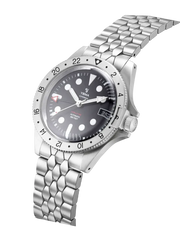Superman Worldtime GMT Steel Scales Slim Edition