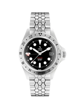 Superman Worldtime GMT Steel Scales Slim Edition