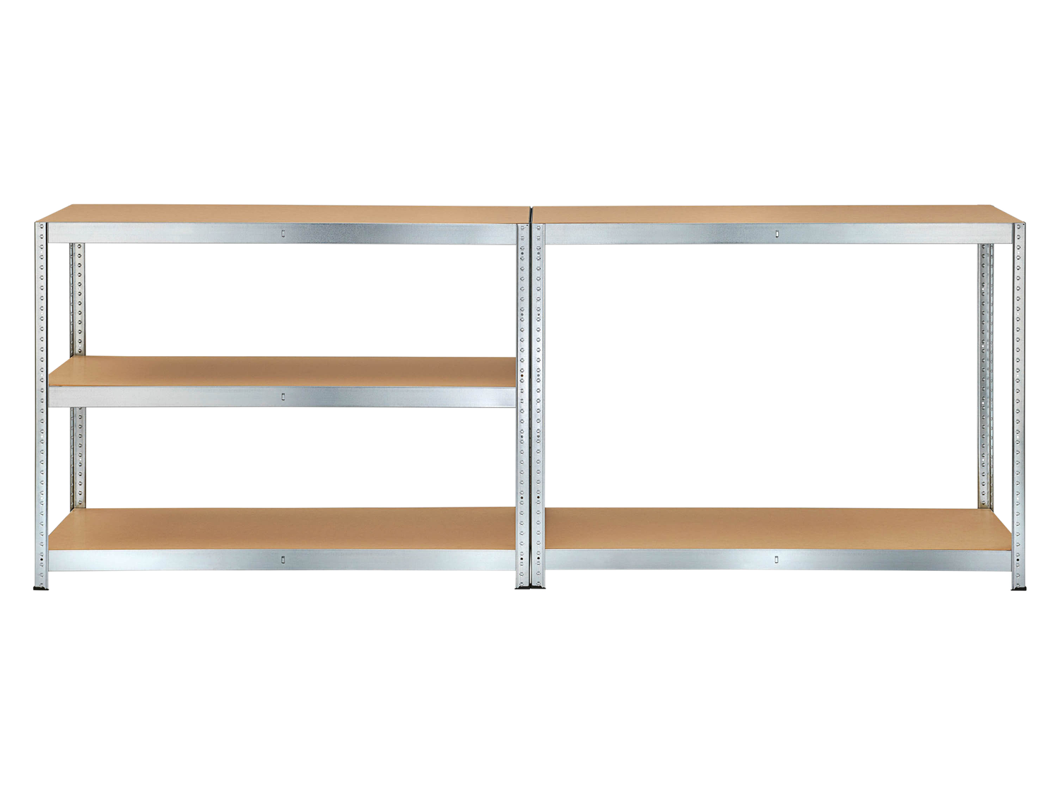 Parkside® Scaffale in metallo con 5 ripiani, 180x120x40 cm