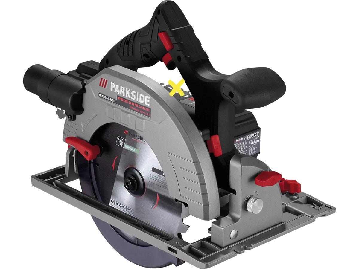 Scie circulaire sans fil Parkside Performance® 40 V