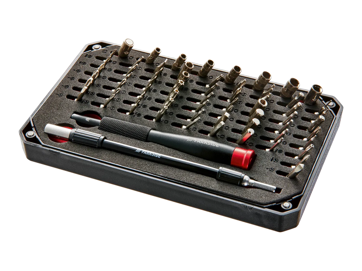 Parkside® Set attrezzi di precisione, 66 pezzi
