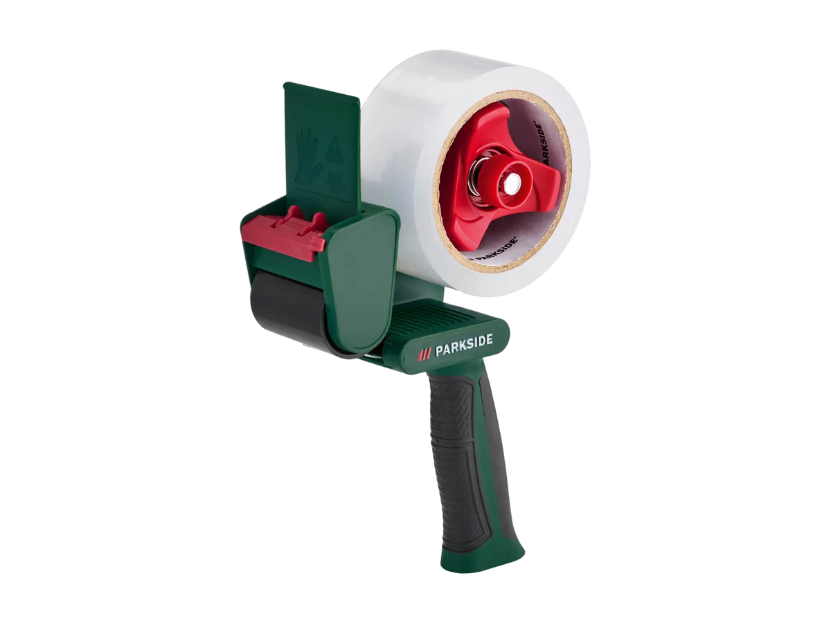 Ruban adhésif Parkside® pour colis, lot de 4 rouleaux ou dévidoir pour ruban ou film.