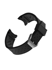 Black FKM Viton® Rubber Integrated Strap with your watch
