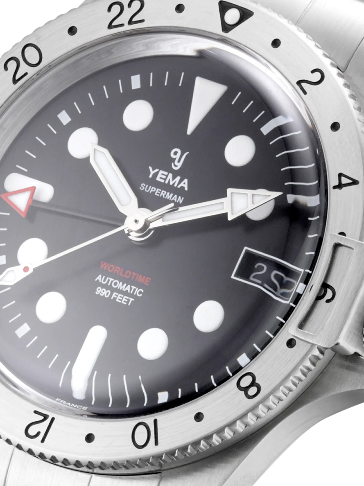 Superman Worldtime GMT Steel