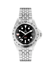 Superman Worldtime GMT Steel Scales Slim Edition